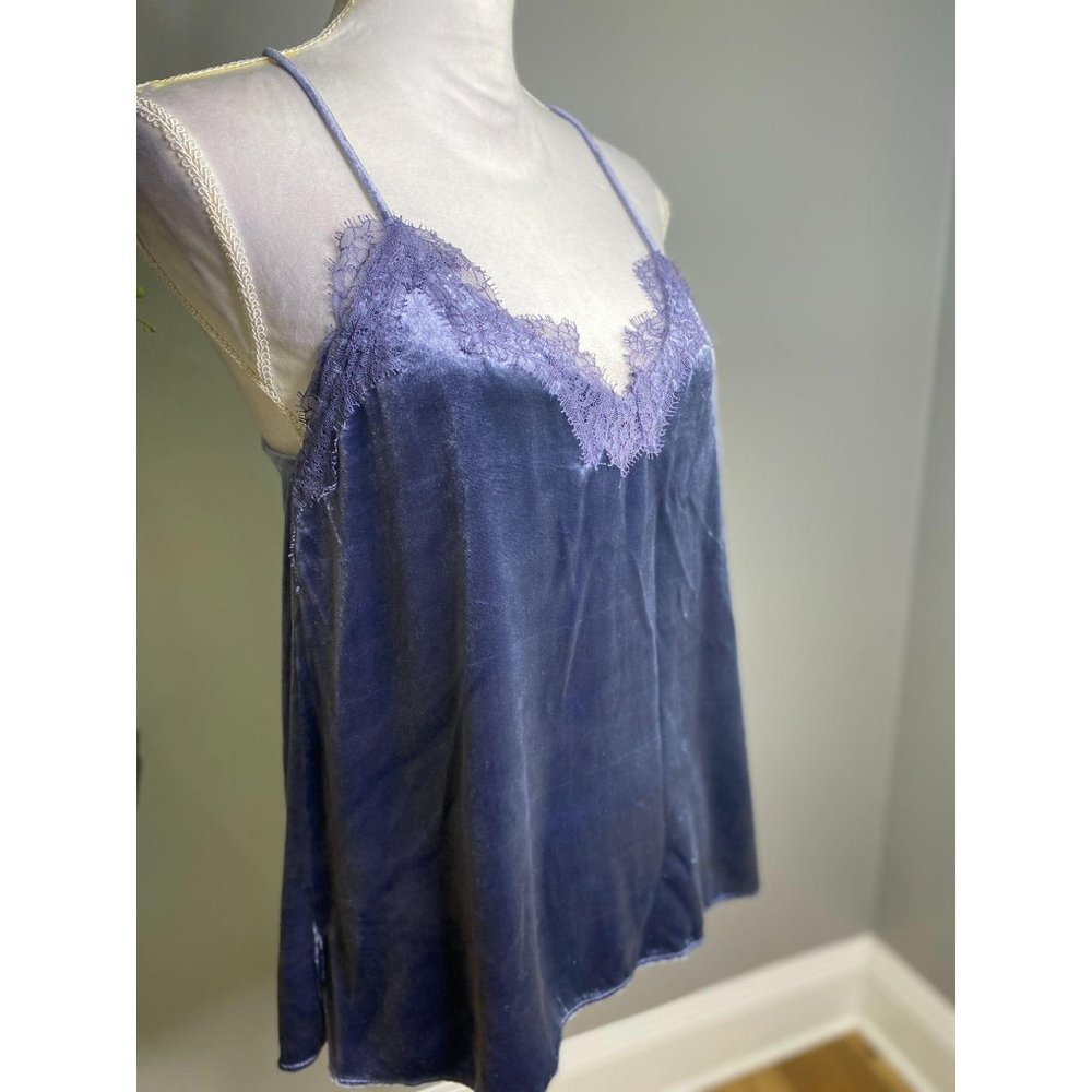 Cami NYC Lavender Velvet Silk Racerback Camisole S - Picture 7 of 12